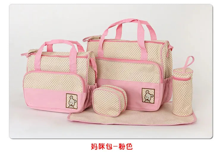 Multi-Function Mom Travel Bag (5PCS)