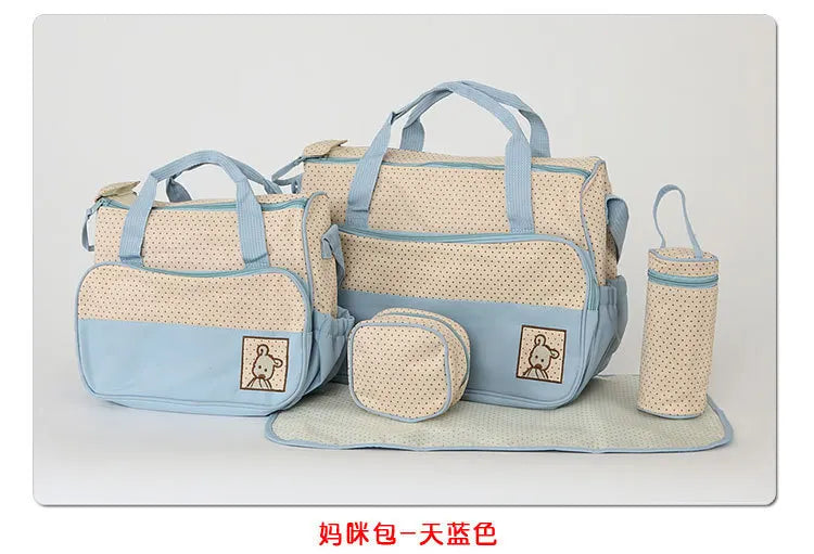 Multi-Function Mom Travel Bag (5PCS)