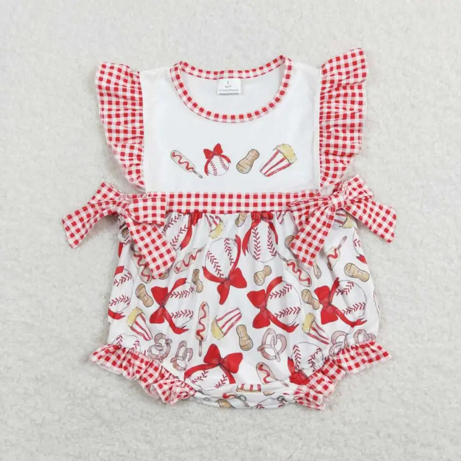 Hot sale Sleeveless ducks button Bubble romper boutique clothing Baby Boys Plaid Ducks Rompers Toddler