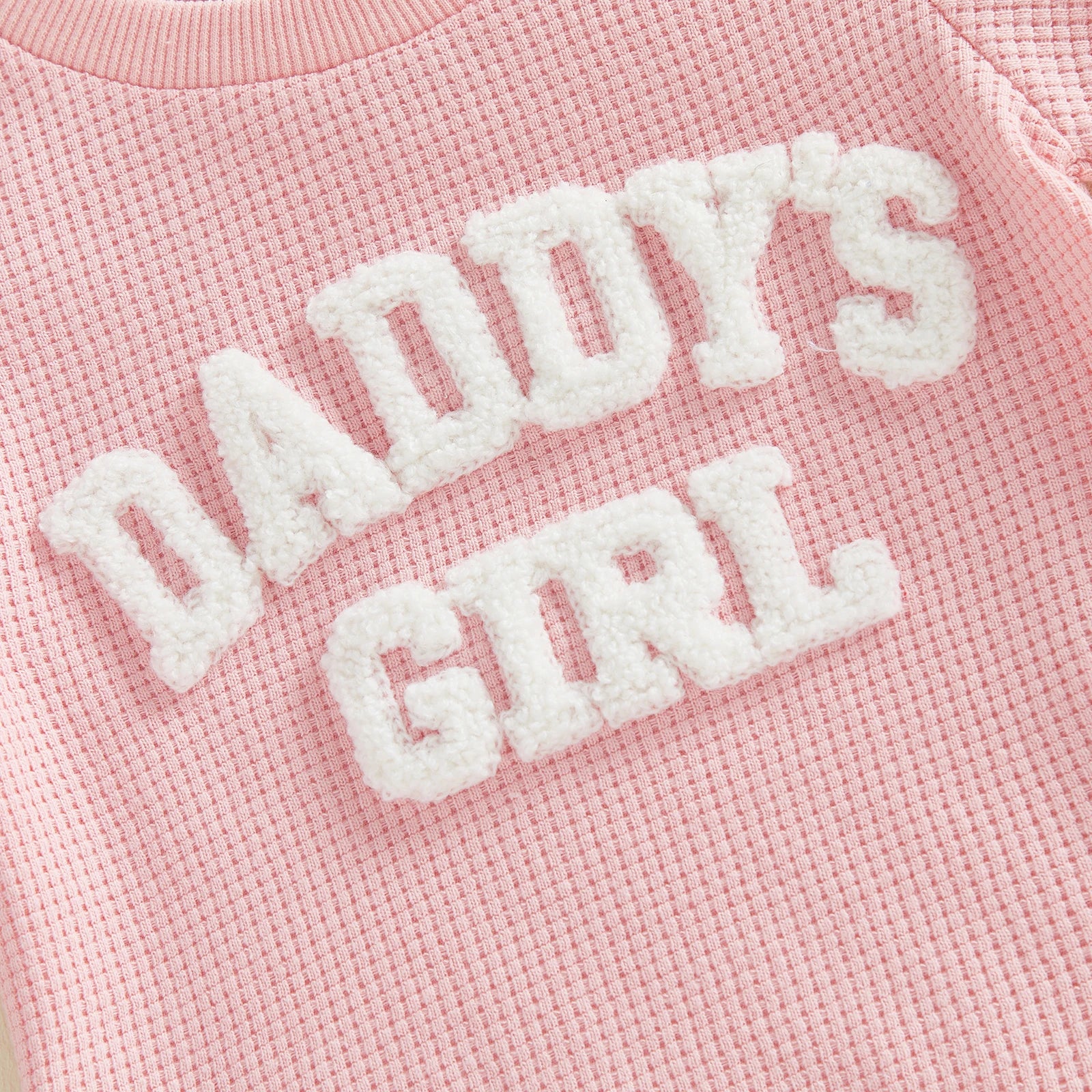 Baby Girls 2 Piece Outfits Fashionable Letter Embroidery Short Sleeve Round Neck Romper and Elastic Waist Shorts Set0-9M