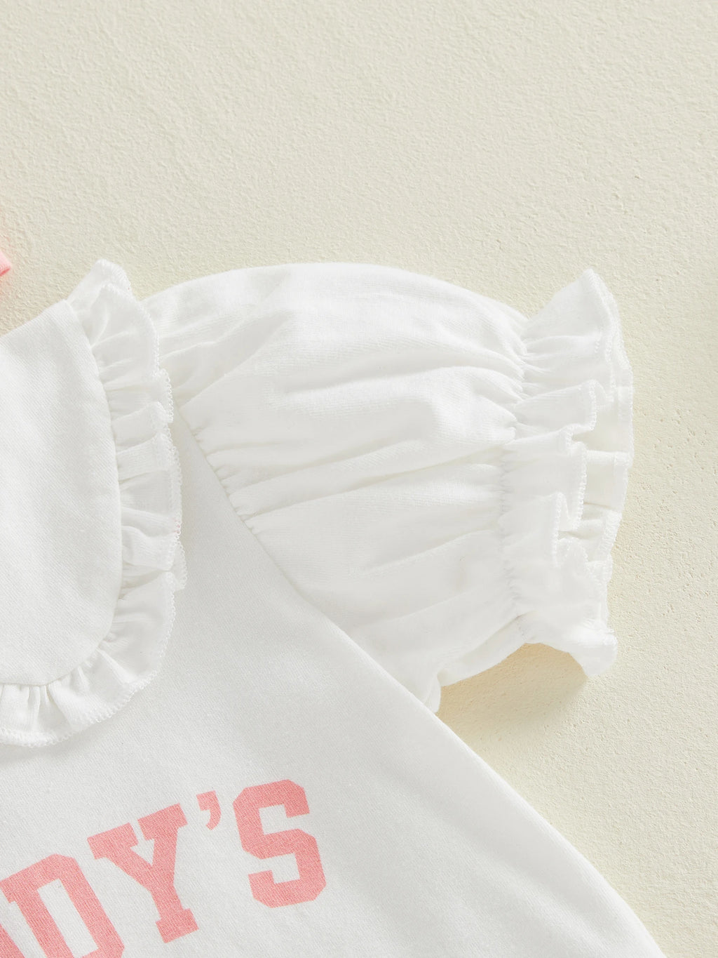 Baby Girls Cute Outfits Short Sleeve Doll Collar Romper Tutu Skirt Headband Socks Infant 4 Piece Sets 2026 Summer