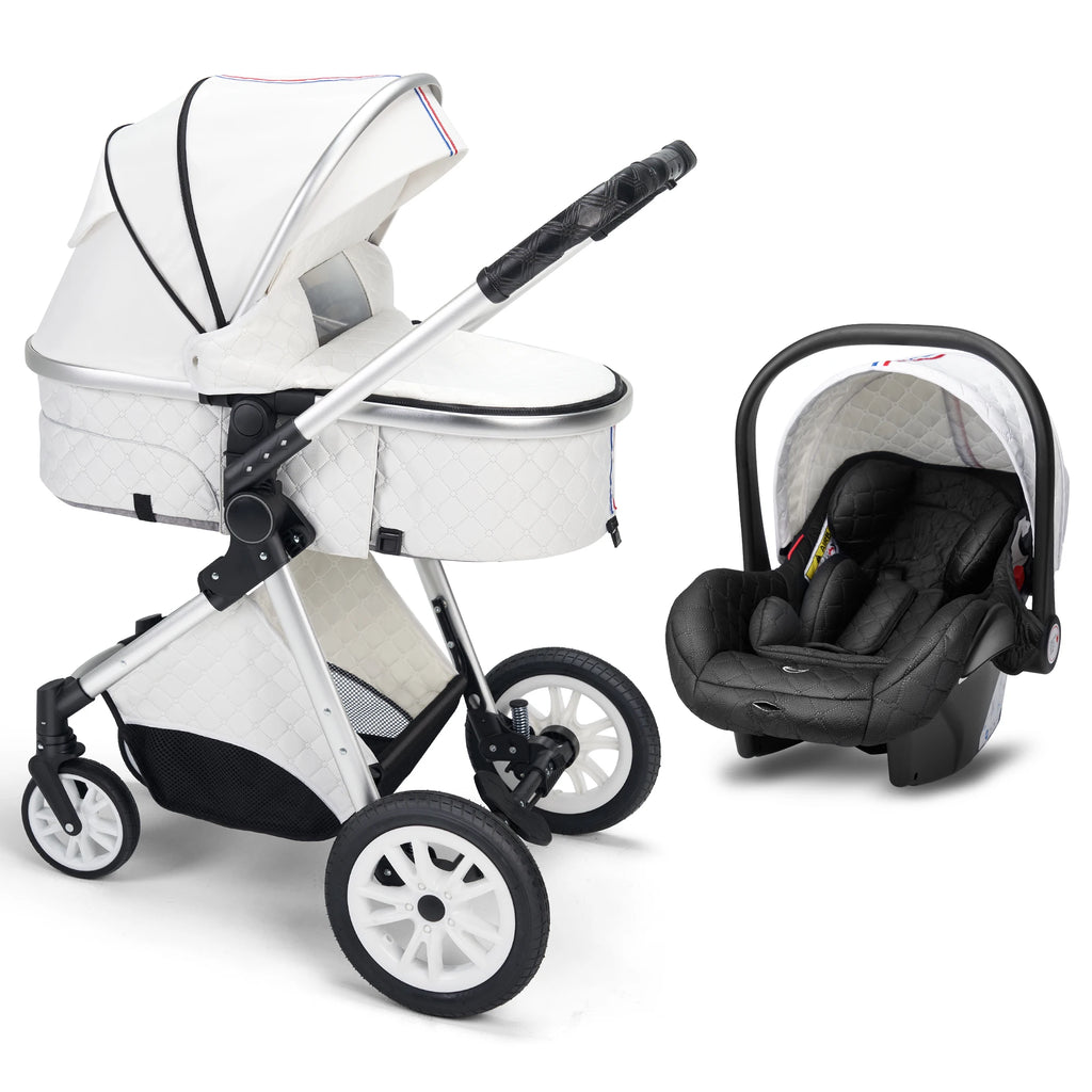 Folding Baby Stroller (3-in-1)