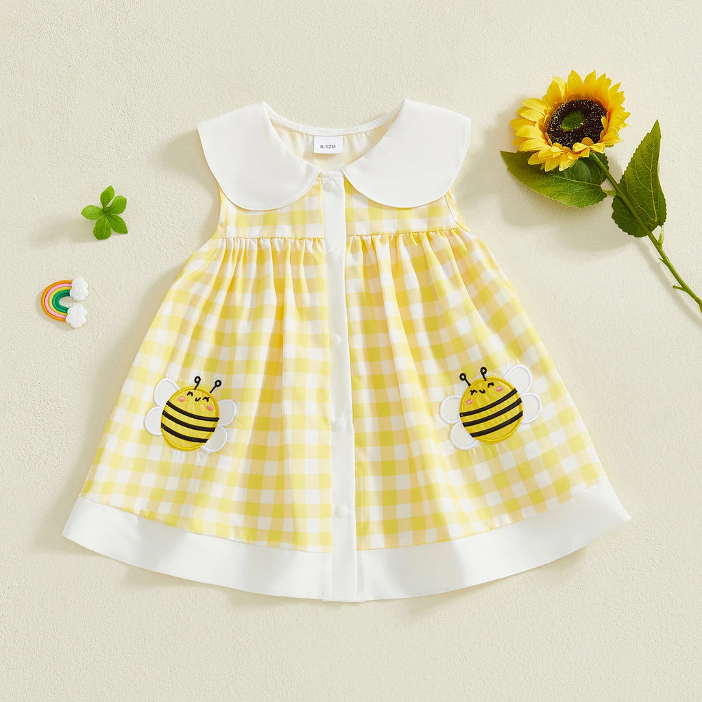 Floral Ruffle Baby Dress