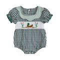Ruffle Sleeve Baby Romper