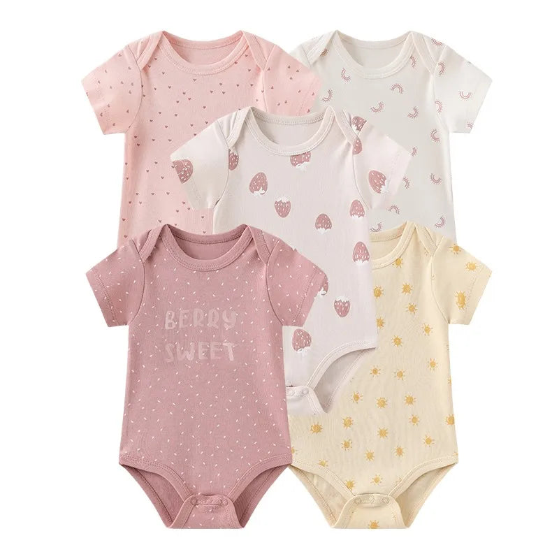 Cartoon Kids Jumpsuit Set (5PCS)