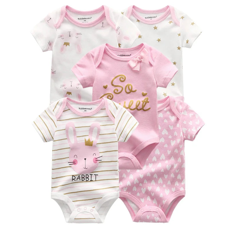 Cartoon Kids Jumpsuit Set (5PCS)