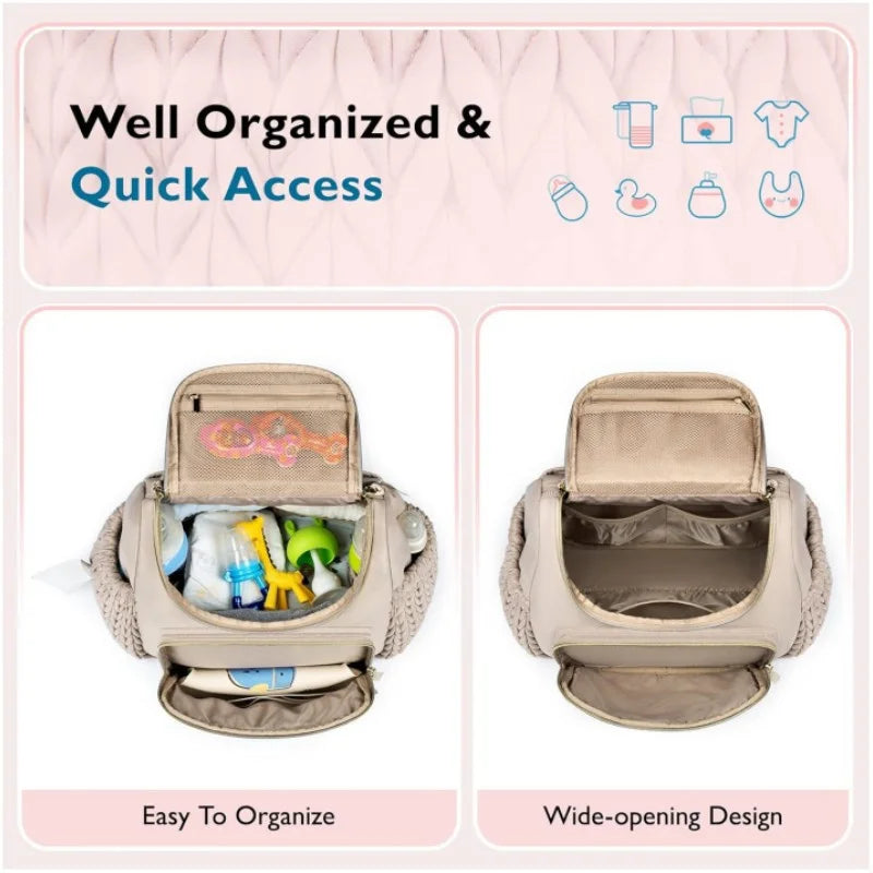Diaper Backpack w/ Insulated Pocket
