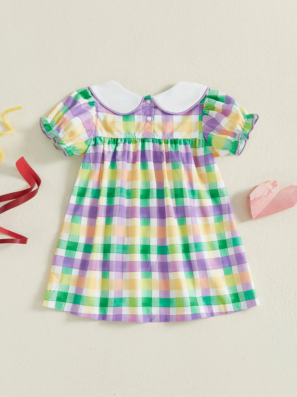 Plaid Carnival Baby Dress