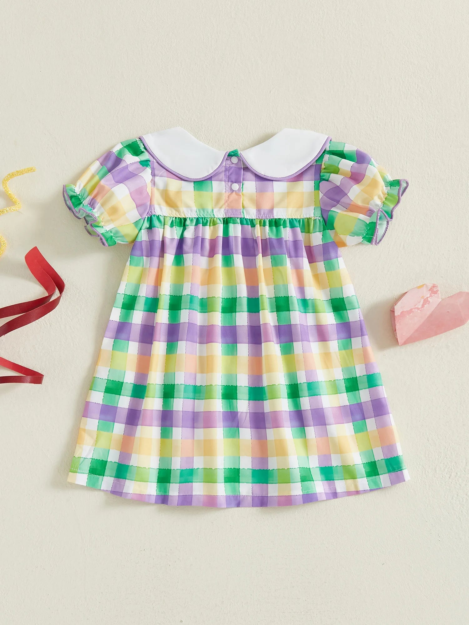 Plaid Carnival Baby Dress