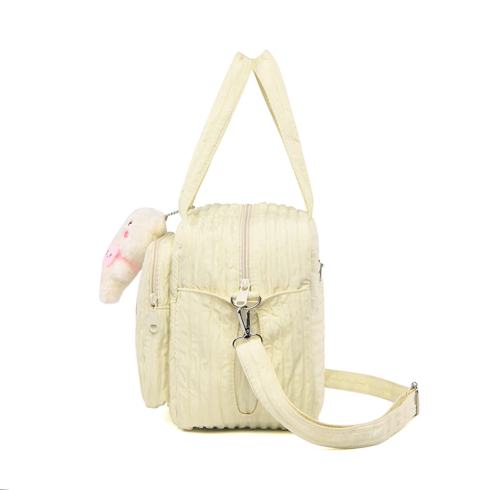 Diaper Maternal Bag Cute Cartoon with Pendant Mommy Stroller Nappy Bag Multi-function Large Capacity Nylon Organizer Travel Bag