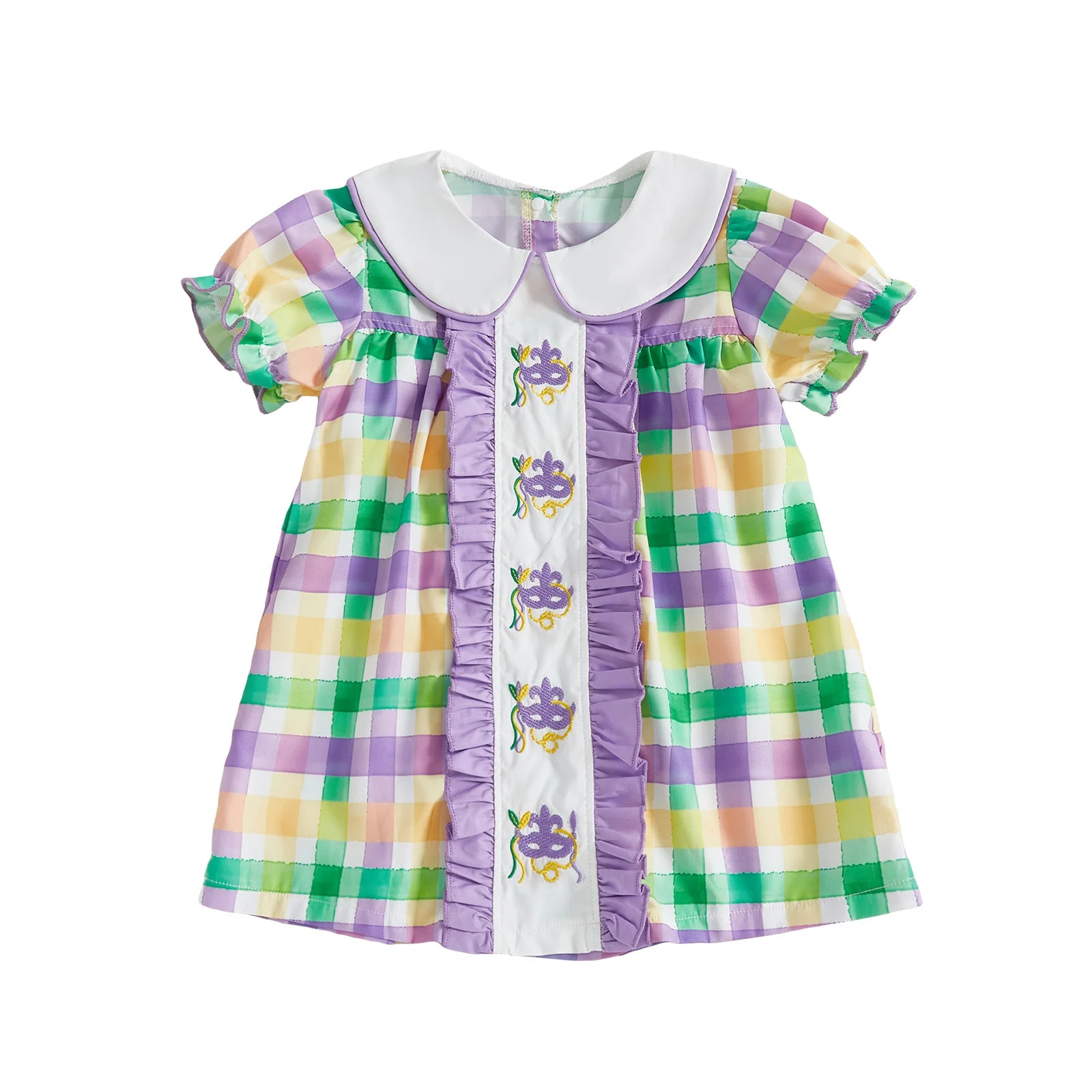 Plaid Carnival Baby Dress