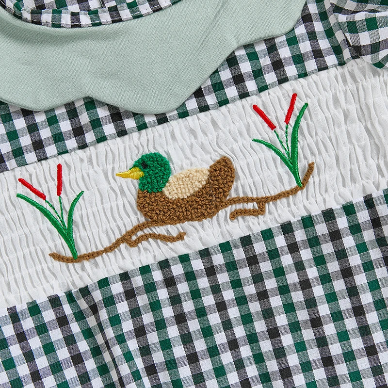 Ruffle Sleeve Baby Romper