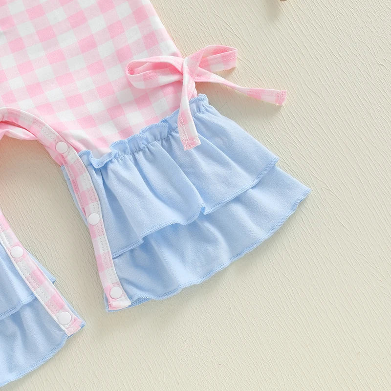 Floral Baby Romper Set w/ Headband