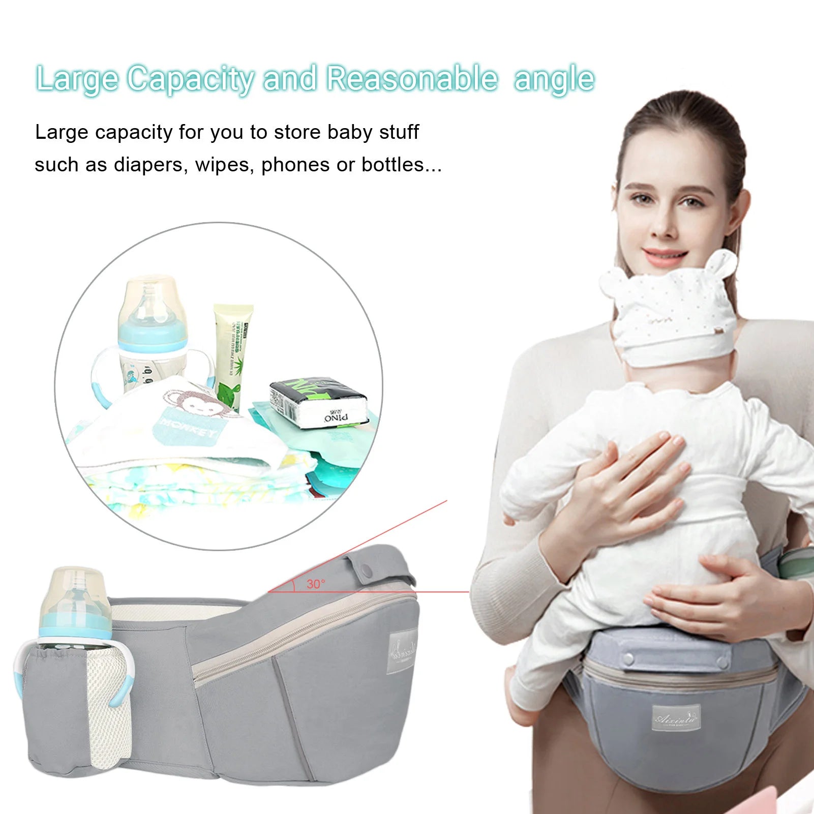 Ergonomic Baby Carrier Backpack