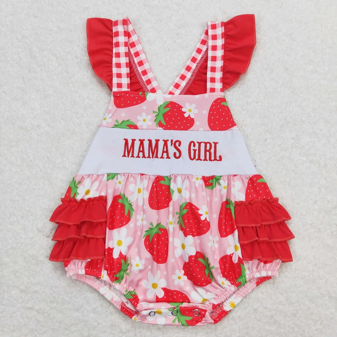 Wholesale Newborn Embroidery Bows Bubble Romper Toddler Kids Sleeveless Floral Clothes Baby Girl Children Summer Clothing