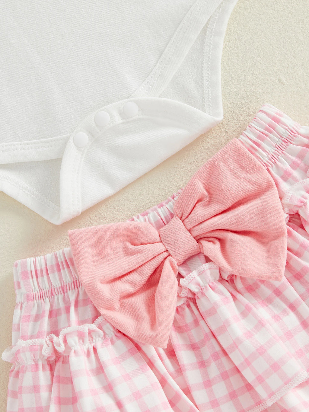 Baby Girls Cute Outfits Short Sleeve Doll Collar Romper Tutu Skirt Headband Socks Infant 4 Piece Sets 2026 Summer