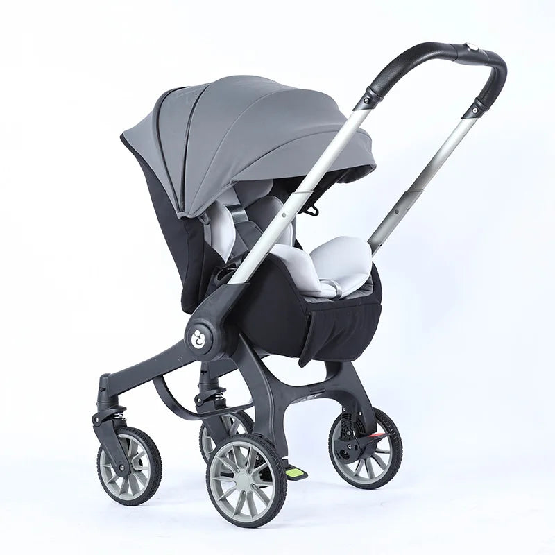 4-in-1 baby two-way stroller Multifunctional newborn baby stroller 3in1 Foldable Basket type seat