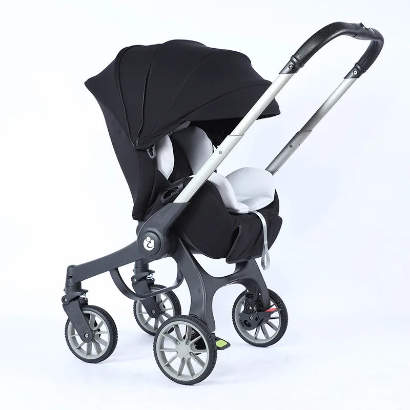 4-in-1 baby two-way stroller Multifunctional newborn baby stroller 3in1 Foldable Basket type seat