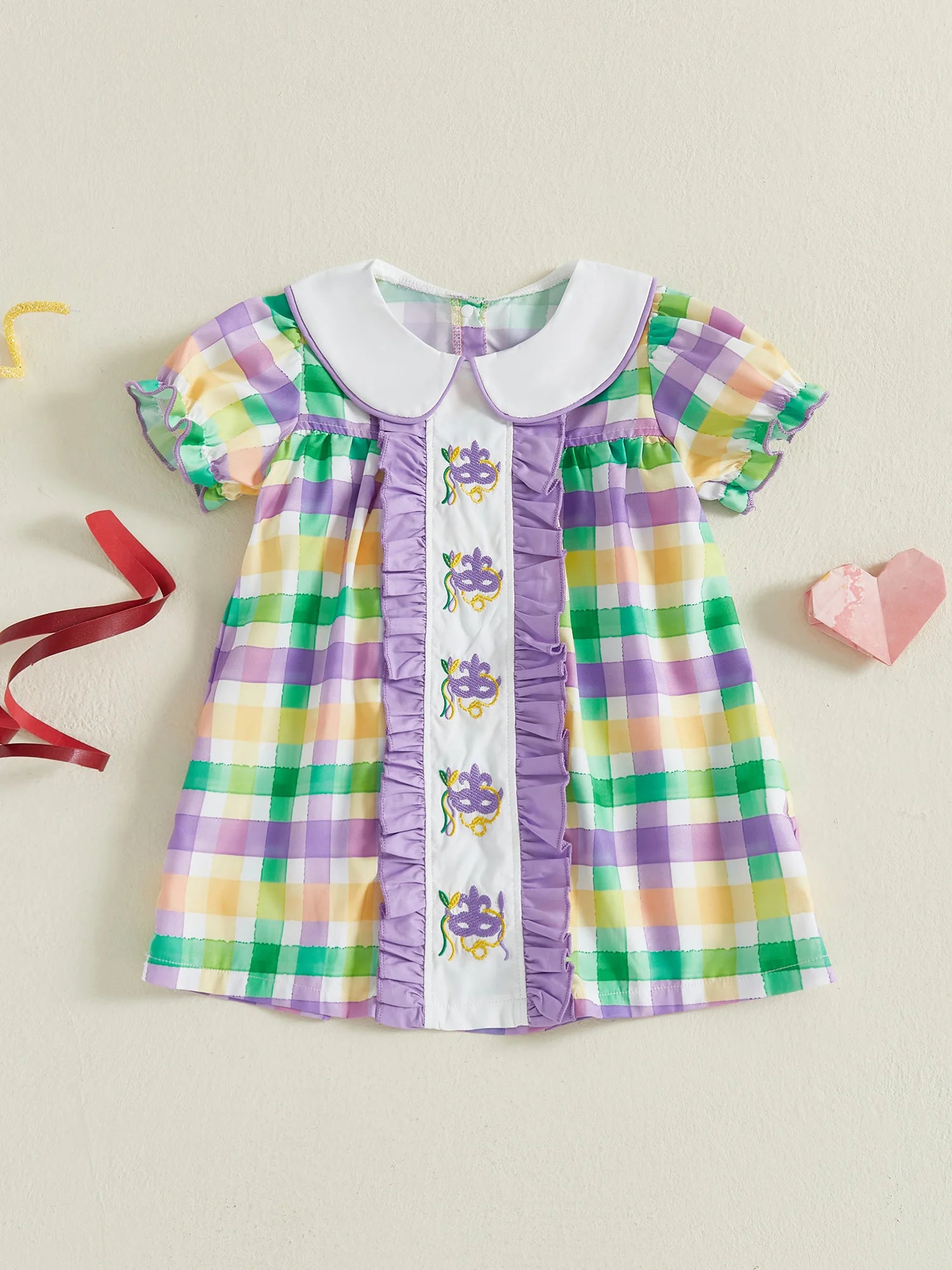 Plaid Carnival Baby Dress